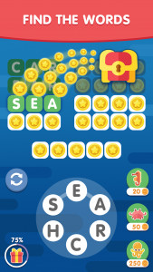اسکرین شات بازی Word Search Sea: Word Puzzle 1