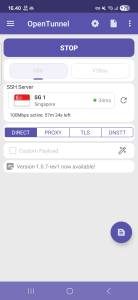 اسکرین شات 1 برنامه OpenTunnel