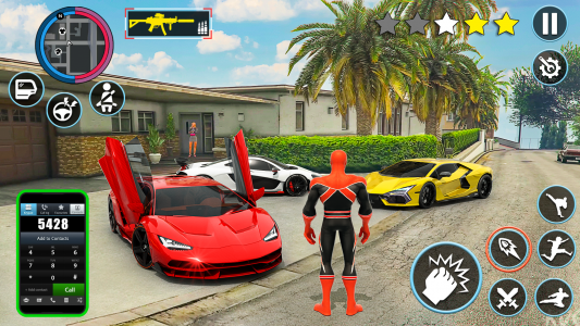 اسکرین شات بازی Spider Game Mafia Rope Hero 1