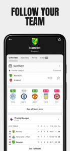 اسکرین شات 3 برنامه Apex Football: Live Scores