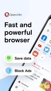 اسکرین شات برنامه Opera Mini browser beta 1