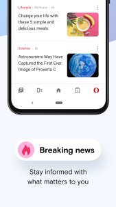 اسکرین شات 7 برنامه مرورگر وب Opera Mini بتا