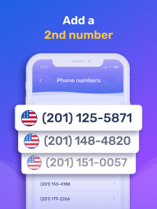 اسکرین شات برنامه SmartCall: Second phone number 3