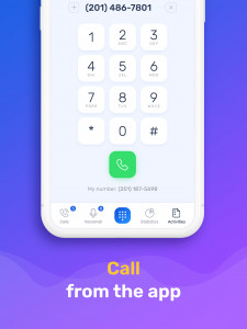 اسکرین شات برنامه SmartCall: Second phone number 4