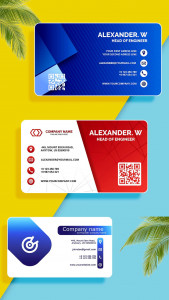 اسکرین شات برنامه Business Card Maker 3