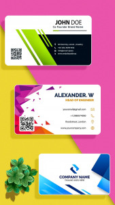 اسکرین شات برنامه Business Card Maker 4