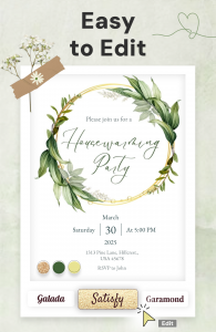 اسکرین شات 5 برنامه Invitation Card Maker + RSVP