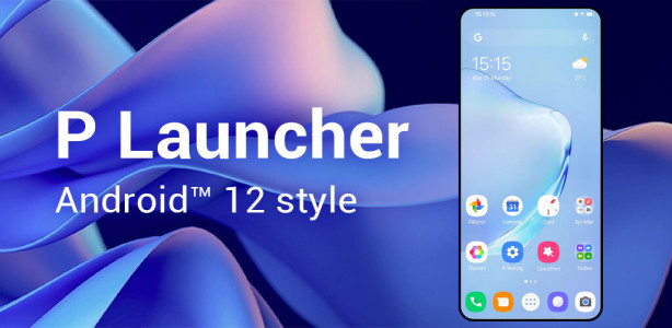 اسکرین شات برنامه P Launcher 4