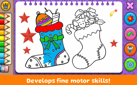 اسکرین شات 6 بازی Christmas Coloring Book