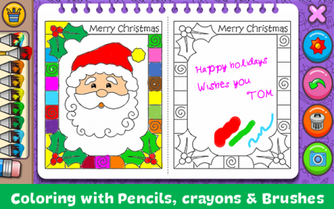 اسکرین شات بازی Christmas Coloring Book 4