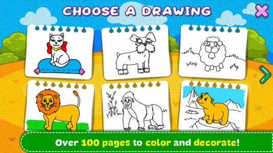 اسکرین شات بازی Coloring & Learn Animals 2