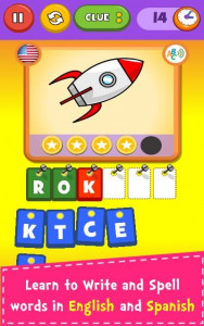اسکرین شات 1 بازی Learn to Spell & Write