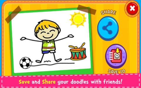 اسکرین شات 4 بازی Magic Board - Doodle & Color