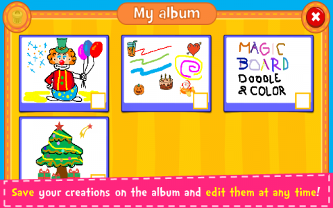 اسکرین شات 5 بازی Magic Board - Doodle & Color
