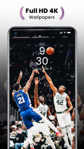 اسکرین شات برنامه NBA Wallpapers 2022 Basketball 5
