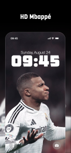 اسکرین شات 5 برنامه Soccer Kylian Mbappé Wallpaper
