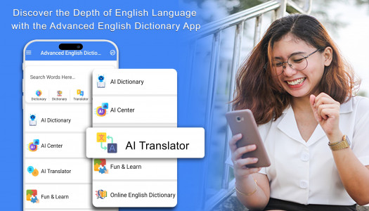 اسکرین شات برنامه Advanced English Dictionary 1