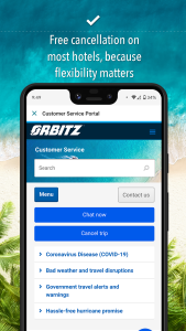 اسکرین شات 2 برنامه Orbitz Hotels & Flights