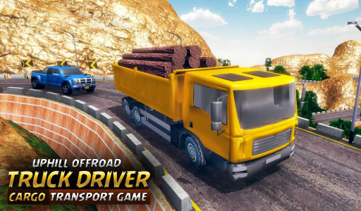اسکرین شات 2 برنامه Uphill Offroad Truck Driver 3D