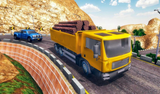 اسکرین شات برنامه Uphill Offroad Truck Driver Cargo Transport Game 5