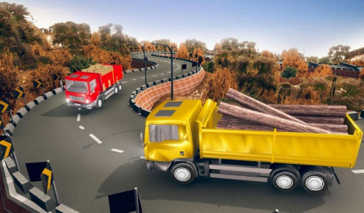 اسکرین شات برنامه Uphill Offroad Truck Driver Cargo Transport Game 4