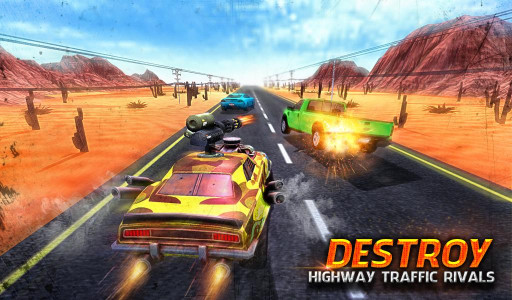 اسکرین شات 4 بازی Death Race Traffic Shoot Game