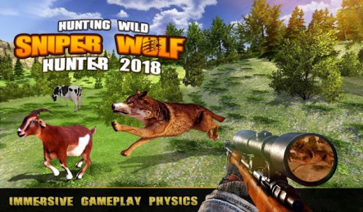 اسکرین شات بازی Hunting Wild Animals Sniper 3D - Wolf Hunter 2018 4