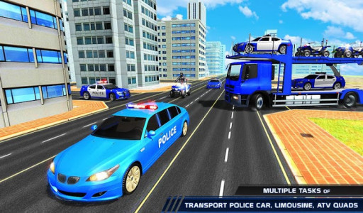 اسکرین شات بازی US Police limousine Car Driving Offline games 3