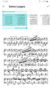 اسکرین شات 2 برنامه PlayScore2 needs hi-end camera