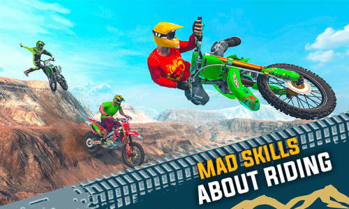 اسکرین شات بازی Crazy Bike Racing Stunt Game 1