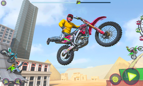 اسکرین شات بازی Crazy Bike Racing Stunt Game 2