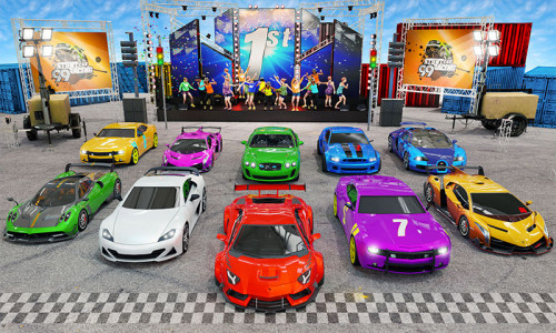 اسکرین شات بازی Mega Ramp Car Stunt Race Game 1