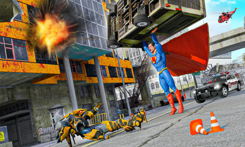 اسکرین شات بازی Superhero Man Adventure Game 2
