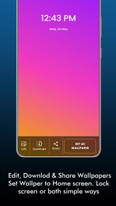 اسکرین شات 7 برنامه Pure Black Wallpaper