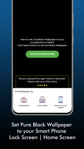 اسکرین شات 2 برنامه Pure Black Wallpaper