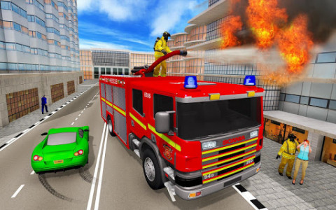 اسکرین شات بازی American FireFighter City Rescue 2019 1