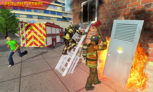 اسکرین شات بازی American FireFighter City Rescue 2019 2