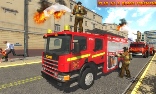 اسکرین شات بازی American FireFighter City Rescue 2019 5