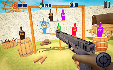 اسکرین شات بازی Bottle Gun Shooting Games 3