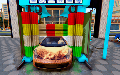اسکرین شات بازی Modern Car Wash Game -Car Race 1