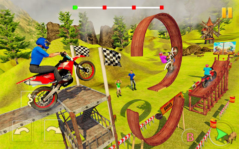 اسکرین شات بازی Indian Bikes Driving Game 3D 1