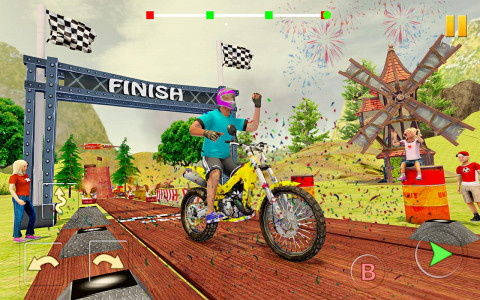 اسکرین شات بازی Indian Bikes Driving Game 3D 3