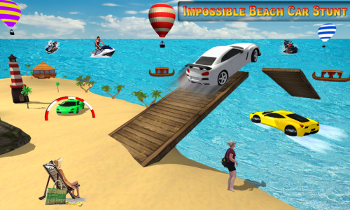 اسکرین شات بازی Water Surfer Car Racer Games 2