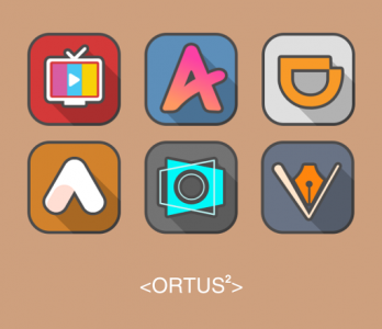 اسکرین شات برنامه Ortus Square Icon Pack 7