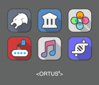 اسکرین شات برنامه Ortus Square Icon Pack 6