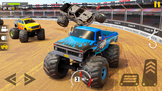 اسکرین شات برنامه Fearless US Monster Truck Game 3