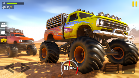 اسکرین شات برنامه Fearless US Monster Truck Game 2