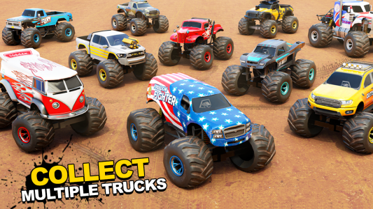 اسکرین شات برنامه Fearless US Monster Truck Game 4