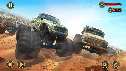اسکرین شات برنامه Fearless US Monster Truck Game 4