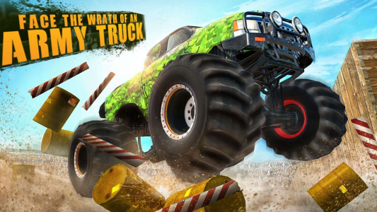 اسکرین شات برنامه Fearless US Monster Truck Game 2